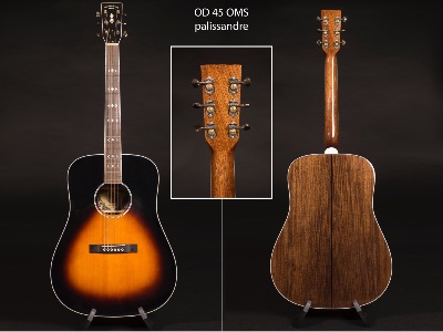 GUITARE VALLEY&BLUES OD 45 OMS palissandre