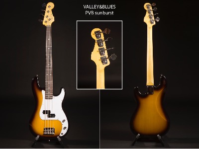 GUITARE BASSE VALLEY&BLUES PVB sunburst 