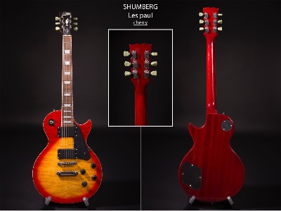 GUITARE SHUMBERG LES PAUL EMG cherry